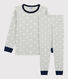 Pyjama imprimé étoiles petit garçon en coton