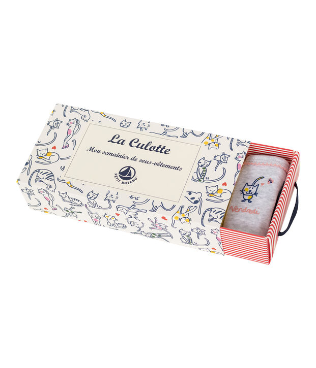 Lot de 5 culottes petite fille multicouleur