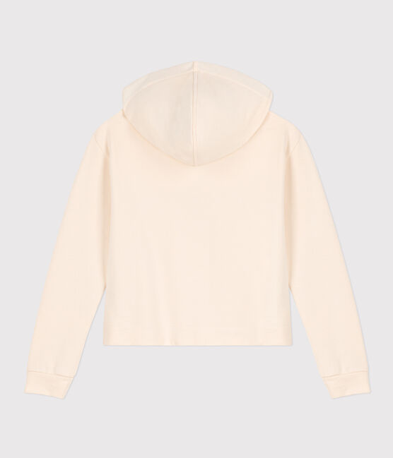 Sweatshirt à capuche en molleton Femme écru AVALANCHE