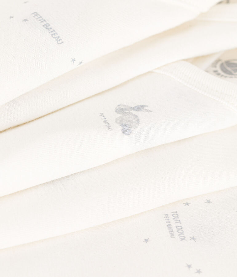 Set van 5 overslagbody's met korte mouwen van katoen variante 1