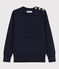 Iconische katoenen marine pull Dames blauw SMOKING