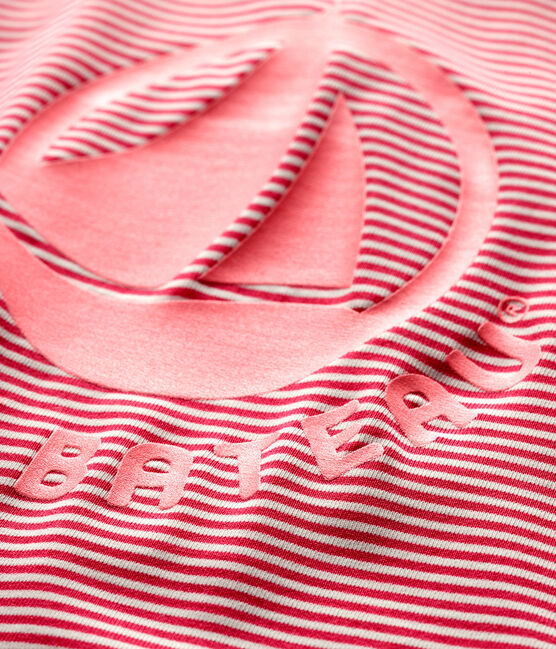 Milieuvriendelijk pakje babyjongen / babymeisje roze GEISHA/wit MARSHMALLOW