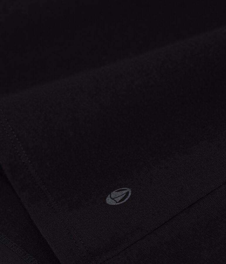 Tee-shirt Femme Le Droit en coton uni noir