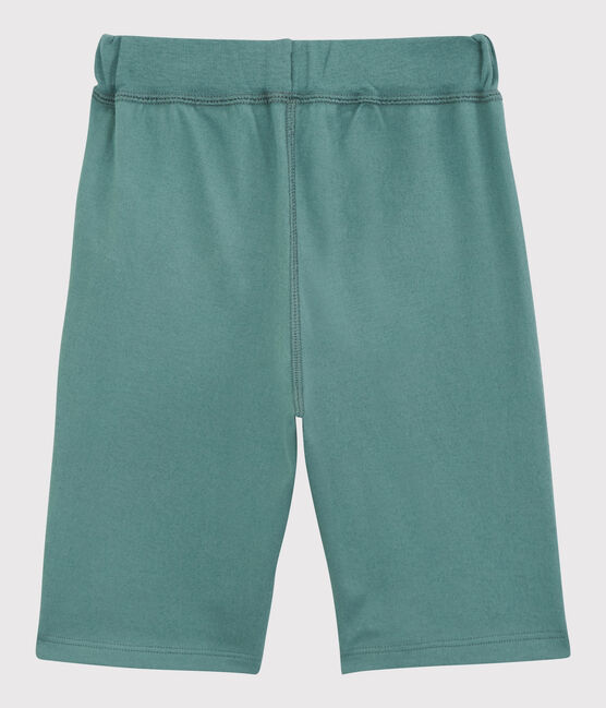 Bermuda en coton enfant garçon vert BRUT
