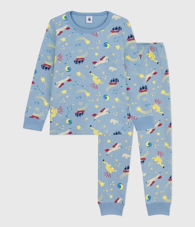 Kinderpyjama van fleece met print