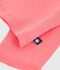 Cardigan b&eacute;b&eacute; en coton uni corail