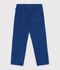 Fluwelen rechte broek blauw