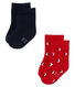 Lot de 2 paires de chaussettes bébé garçon