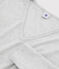 Iconisch katoenen Dames t-shirt met V-hals grijs BELUGA CHINE
