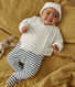 Cardigan en laine et coton bébé