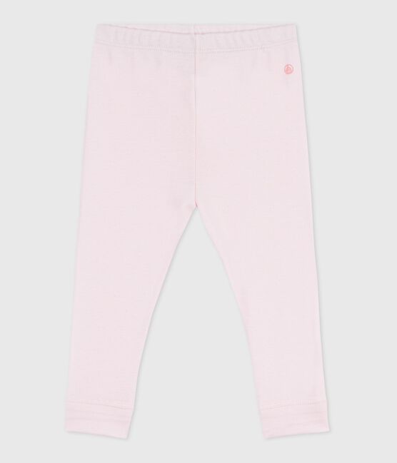 Legging bébé en coton uni rose BARELY