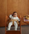 Babypyjama van velours wit MARSHMALLOW/wit MULTICO