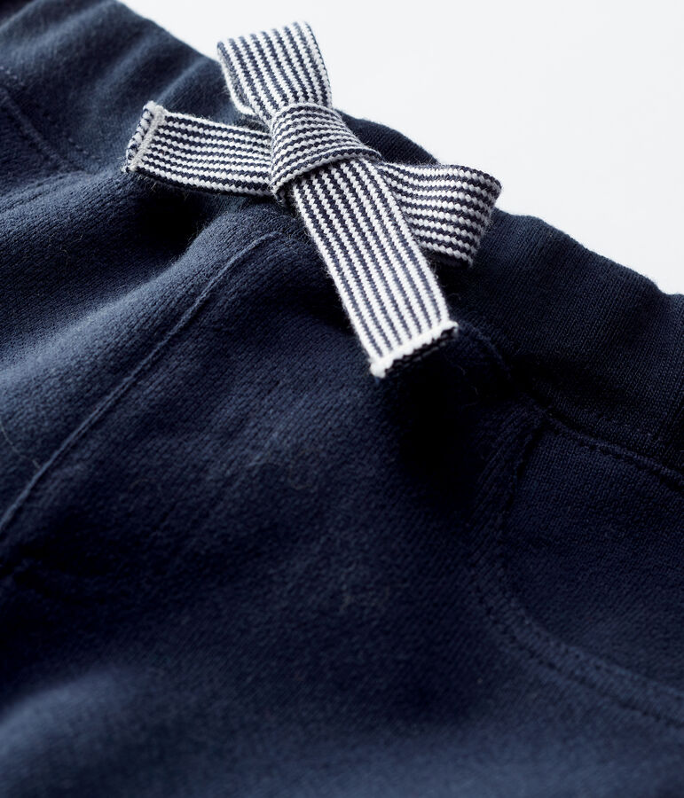 Pantalon en molleton b&eacute;b&eacute;. bleu SMOKING
