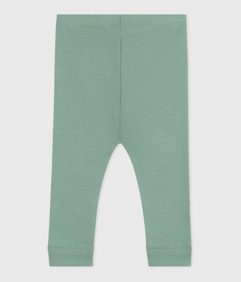 Effen katoenen babylegging groen