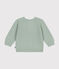 Cardigan en tricot de coton bébé vert HERBIER
