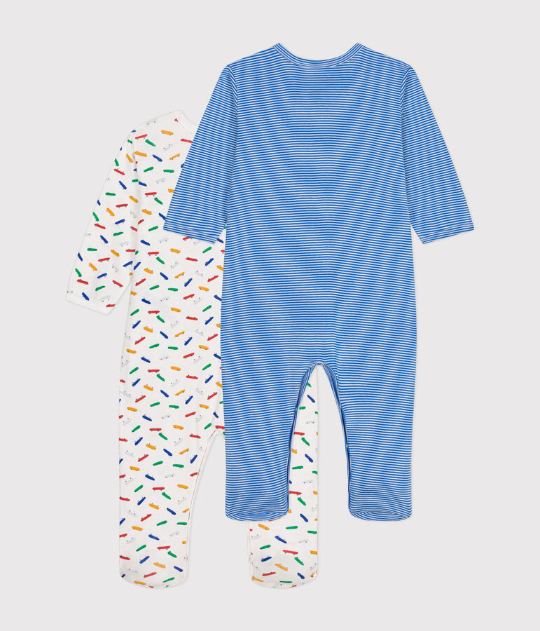 Lot de 2 pyjamas en coton b&eacute;b&eacute; variante 1