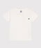 Tee-shirt en jersey flammé enfant garçon blanc MARSHMALLOW