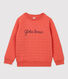 Meisjes/jongens sweatshirt van gematelasseerd tubic