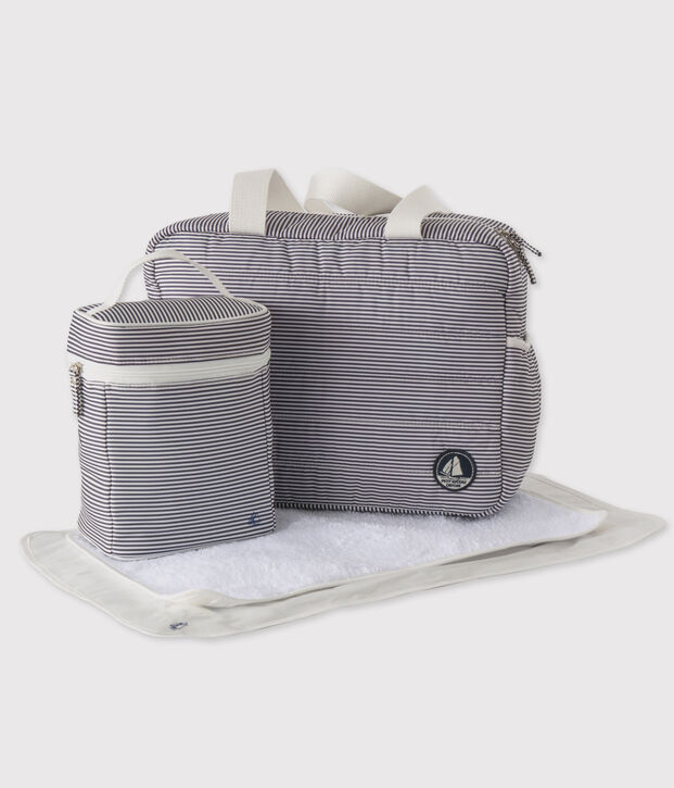 Verschoonset met milleraies streep baby multicouleur
