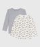 Katoenen T-shirts met lange mouwen en zebraprint voor kinderen variante 1