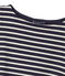 Top femme rayé en jersey lourd bleu SMOKING/beige COQUILLE
