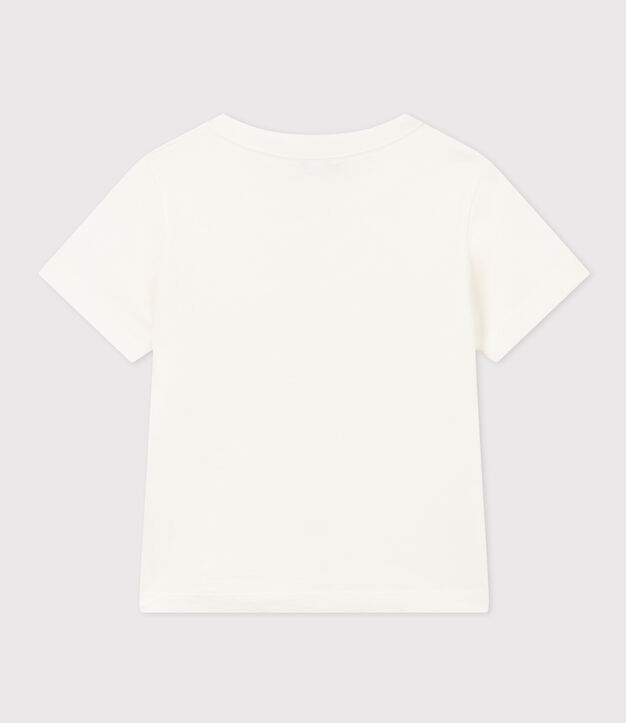 T-shirt met korte mouwen voor jongens wit