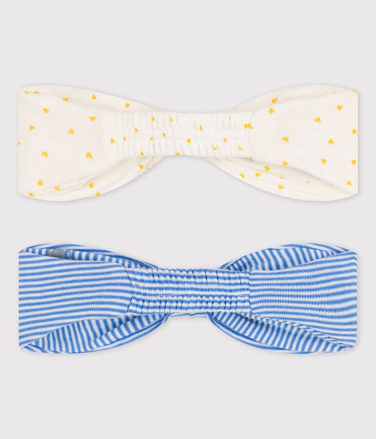 Set van 2 hoofdbanden voor baby's multicouleur