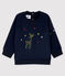 Sweatshirt van molton babyjongen blauw SMOKING