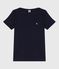 Tee-shirt Femme Iconique col amiral en coton  bleu SMOKING