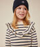 Jurkje met lange mouwen van geruwde fleece voor meisjes wit AVALANCHE/blauw SMOKING