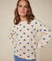 Pyjama bi-matière en coton femme bleu BEACH/ AVALANCHE
