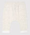 Gechineerd grijze broek van biologische katoenjersey beige MONTELIMAR CHINE