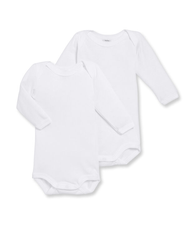 Duo de bodies manches longues b&eacute;b&eacute; multicouleur