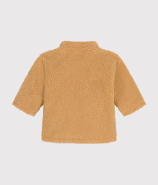 Veste en sherpa b&eacute;b&eacute; beige