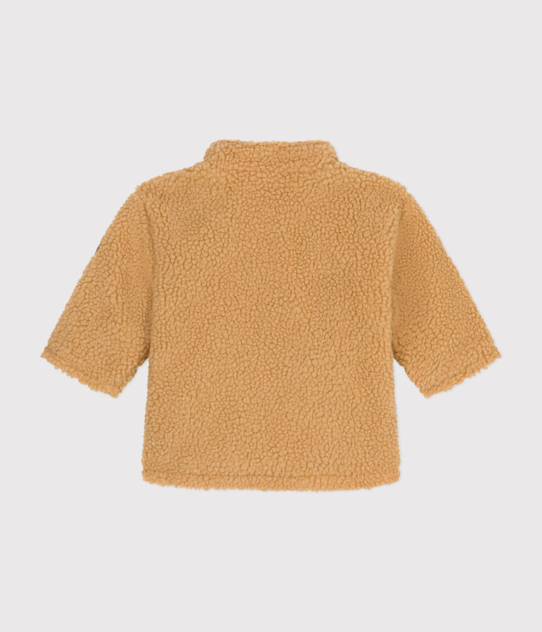 Veste en sherpa b&eacute;b&eacute; beige
