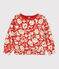 Meisjessweatshirt met print in doorgestikte tubic CASIMIR/ AVALANCHE