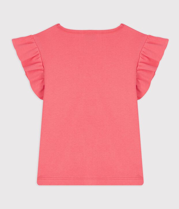 Kinder-T-shirt van effen katoen met korte mouwen FLAMAND