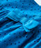 Jurk met bandjes babymeisjes blauw MYKONOS