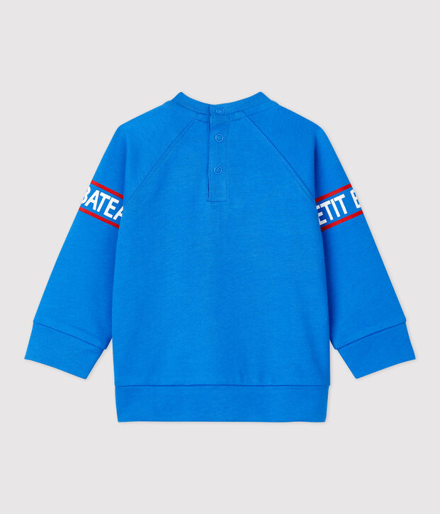 Licht sweatshirt van molton voor baby's blauw
