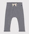 Babybroek van biologisch katoen blauw SMOKING/wit MARSHMALLOW