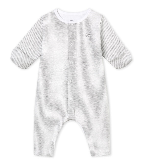 Bodyjama Bébé mixte gris BELUGA/blanc ECUME