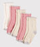 Lot de 5 paires de chaussettes enfant fille variante 1