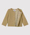 Cardigan en tubique matelassé bébé. beige JERRYCAN
