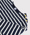 Katoenen marinetrui Dames blauw SMOKING/wit MARSHMALLOW