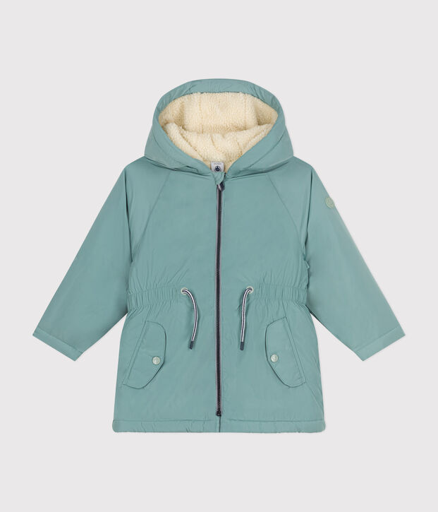 Parka enfant fille vert
