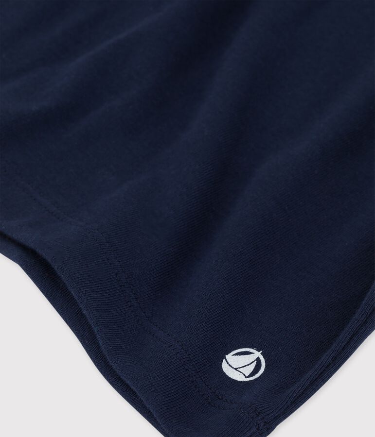 Sous-pull en coton fille bleu