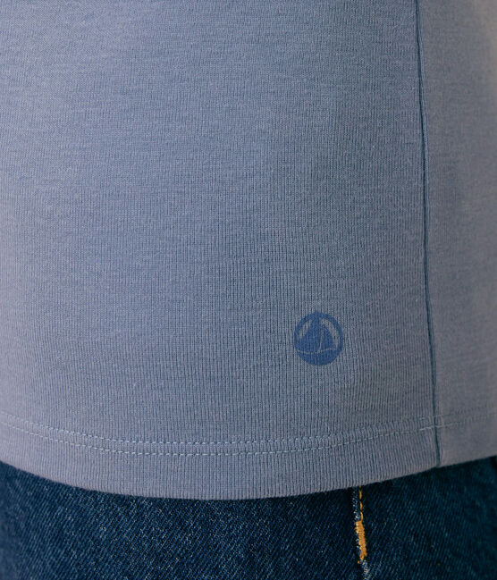 L'Iconique, effen katoenen T-shirt voor dames bruin FAMEUX