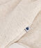 Combinaison longue ouatinée à capuche en coton bébé beige MONTELIMAR CHINE