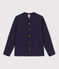 Chemise en gaze de coton enfant garçon bleu SMOKING