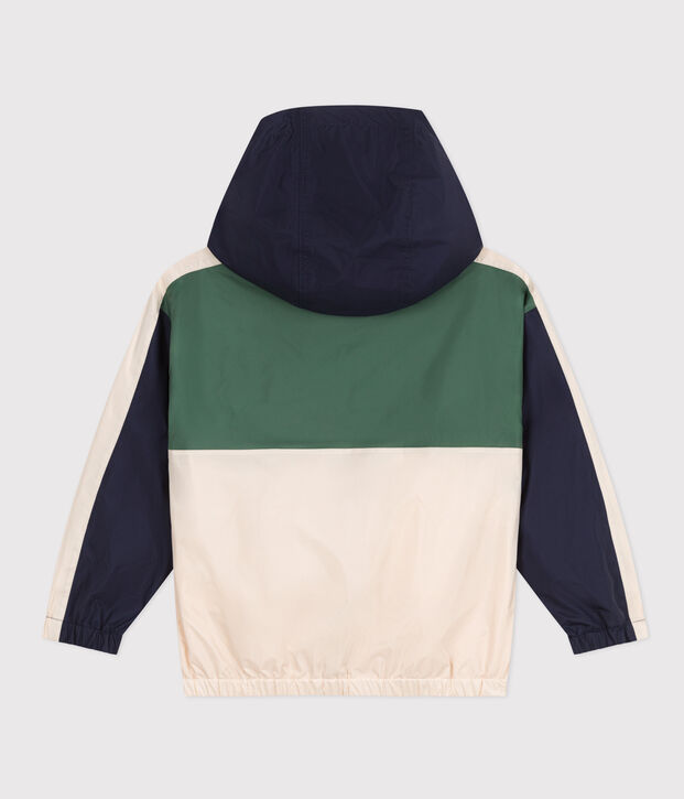 Coupe-vent enfant &eacute;cru/multicouleur